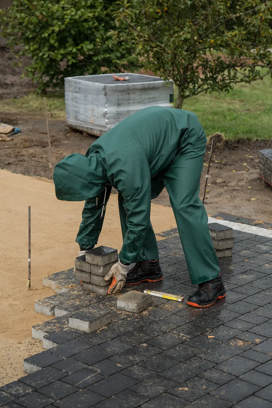 Paver and hardscape installation
