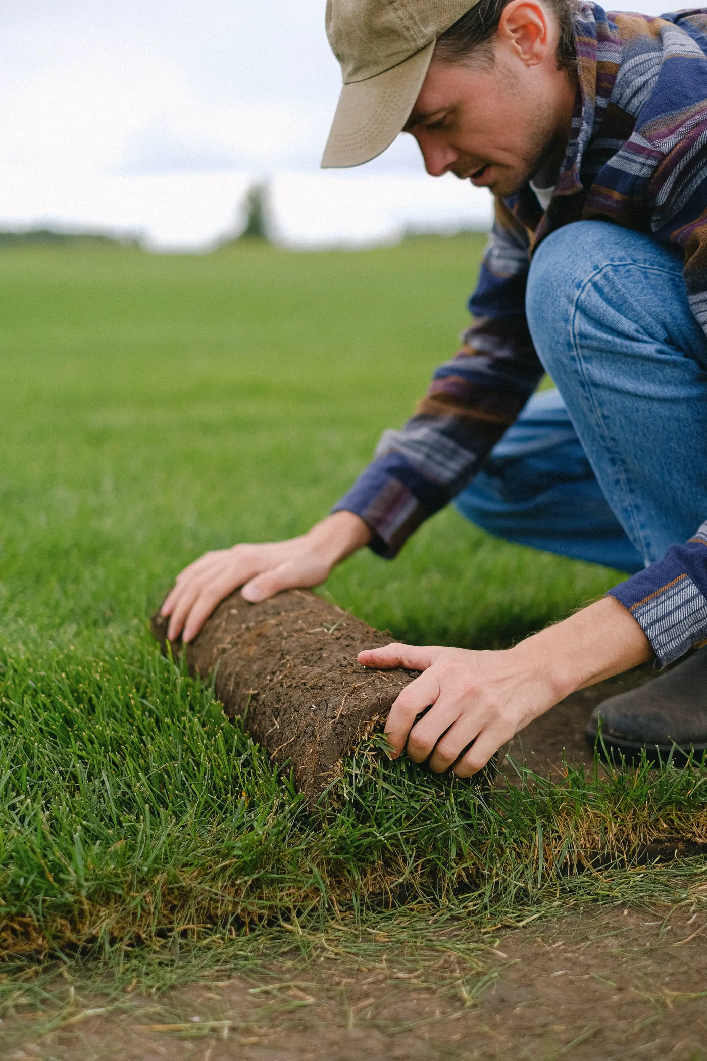 Landscaping work