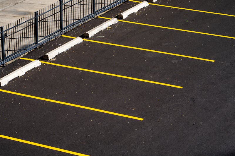 Cleared Parking Lot