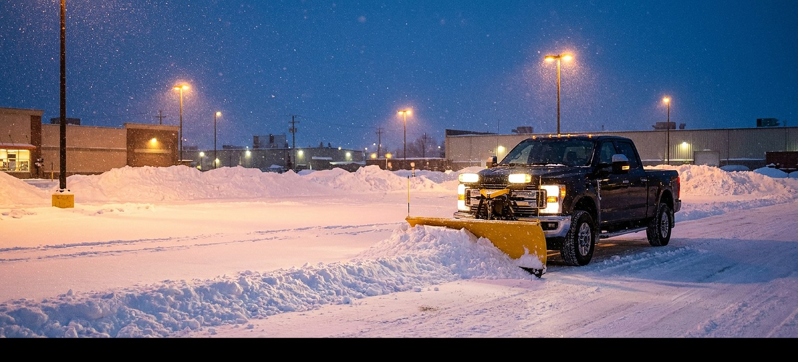 Yaseen Construction snow plowing